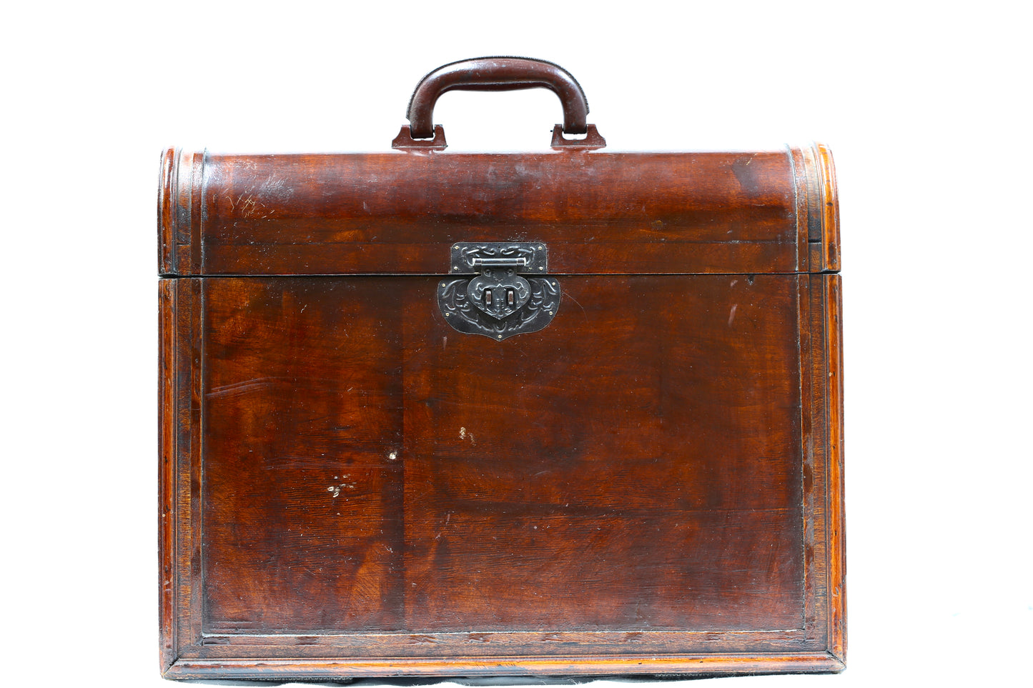 A Vintage, wooden carrying case.