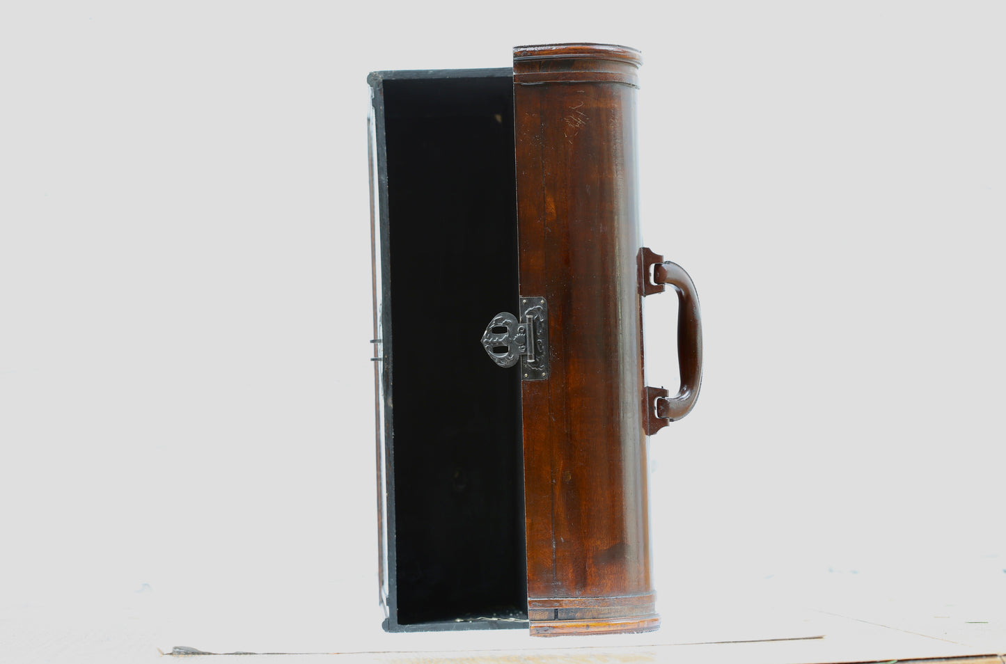 A Vintage, wooden carrying case.